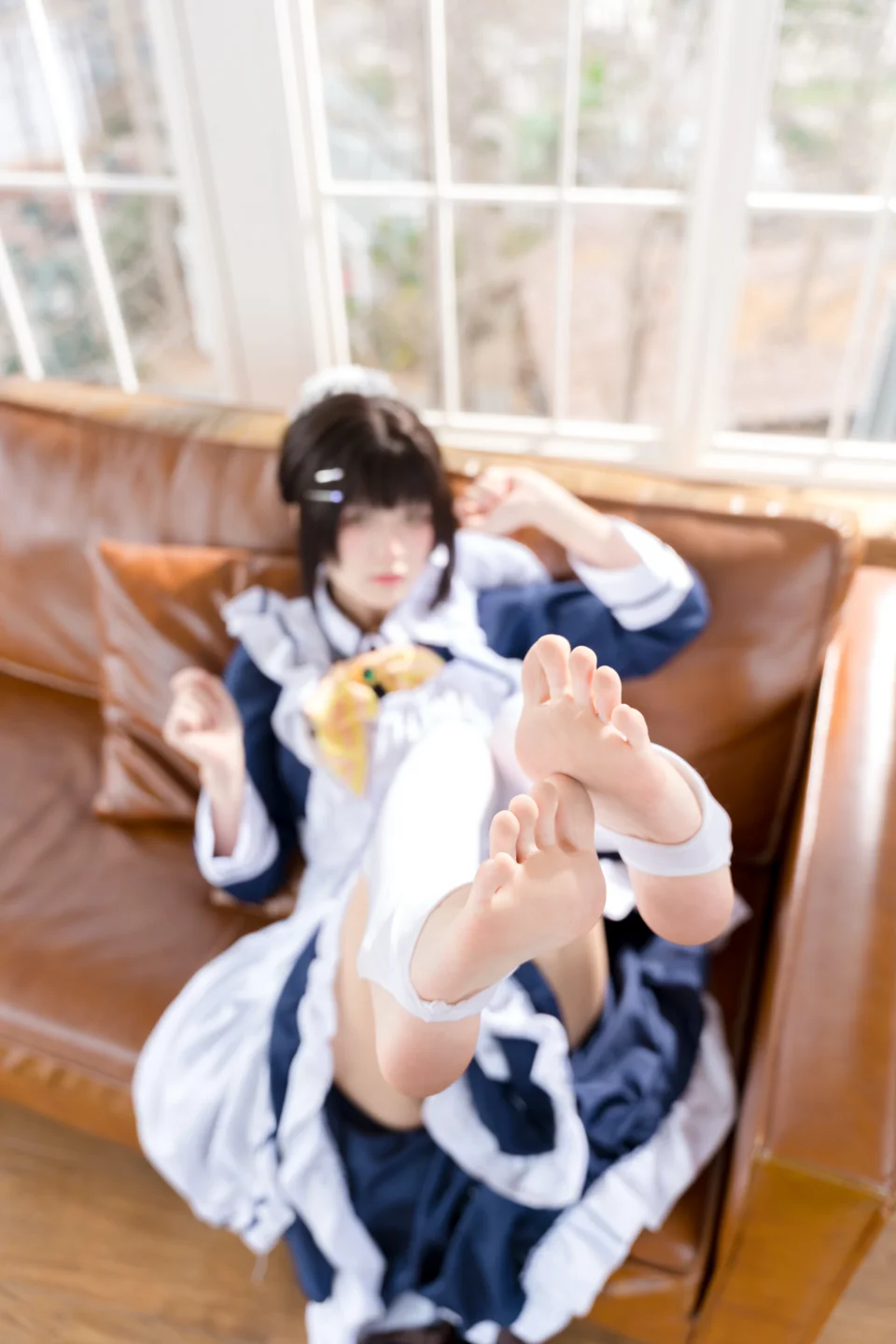 九柒喵 - No.045 枣子姐女仆 [22P-314MB] tg@simisebaisi 【丝足阁】019.webp